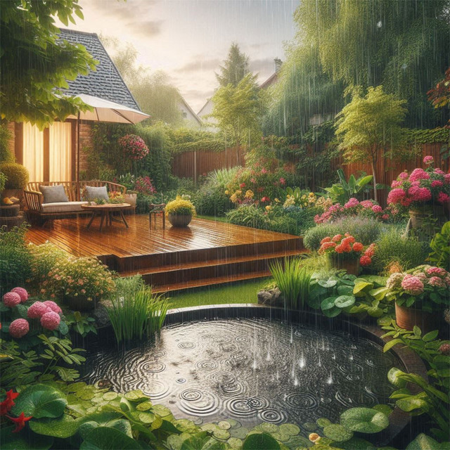 Rain in the Garden cover art