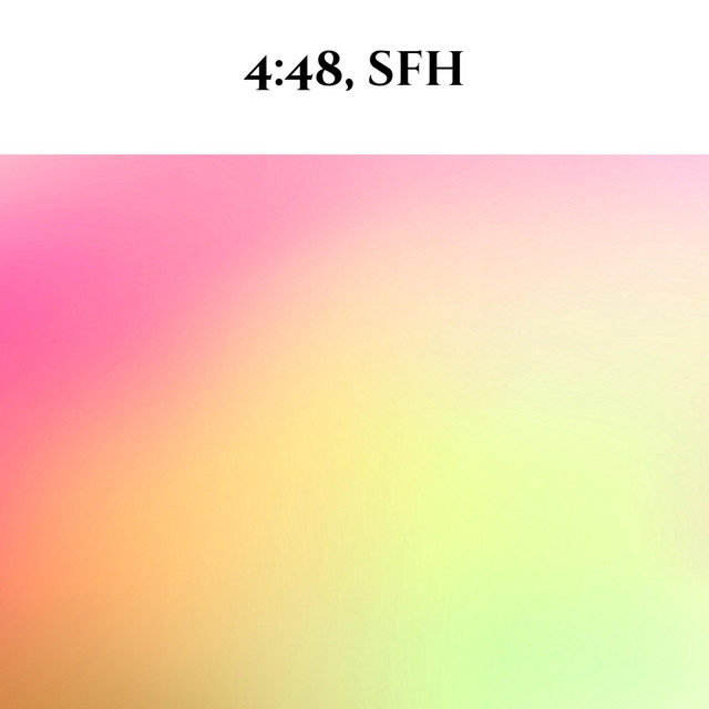4:48, SFH cover art