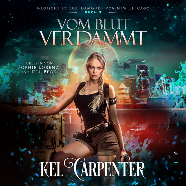 Magische Kriege 3: Vom Blut verdammt - Urban Fantasy Hörbuch cover art