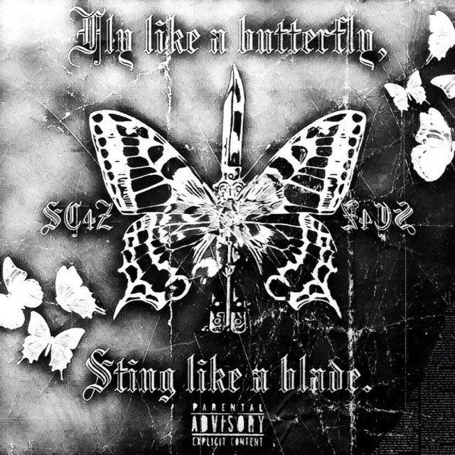 Fly Like A Butterfly, Sting Like A Blade cover art