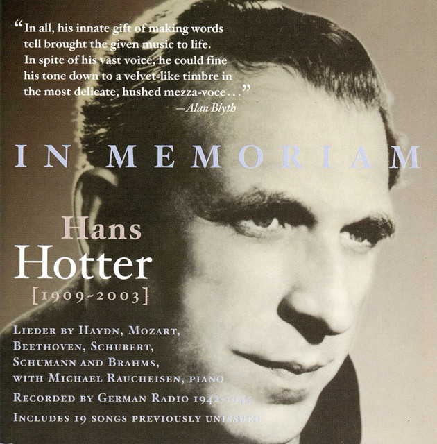 In Memoriam Hans Hotter (1942-1945) cover art
