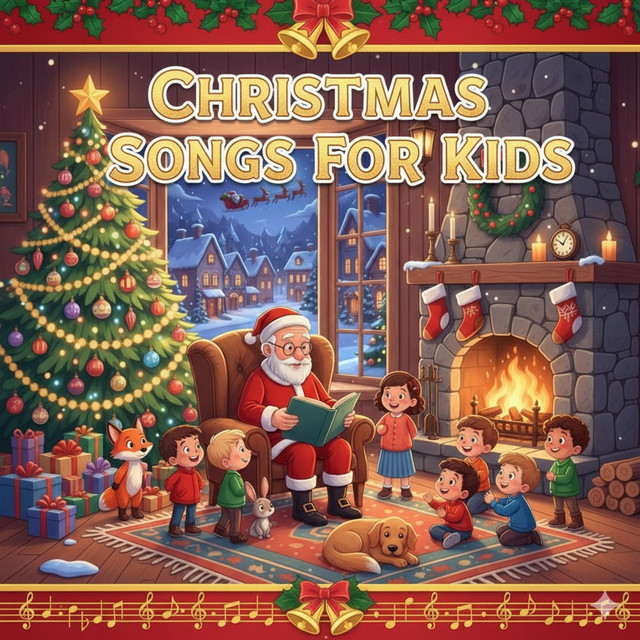 Kids Christmas Carols & Songs cover