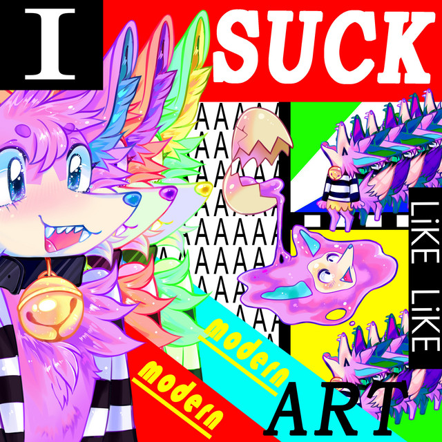 I Suck Like Modern Art cover art