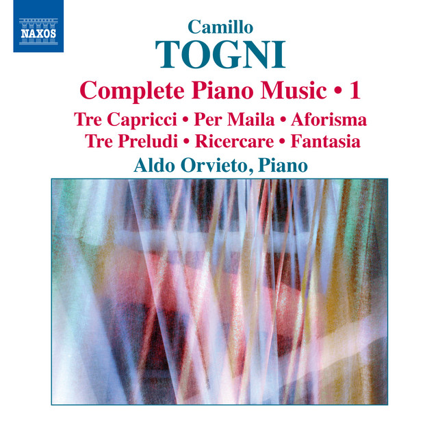Togni: Complete Piano Music, Vol. 1 cover