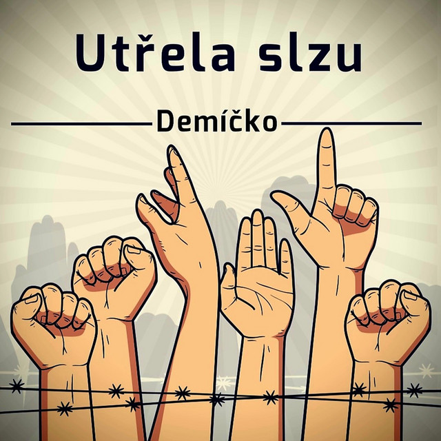 Utřela slzu