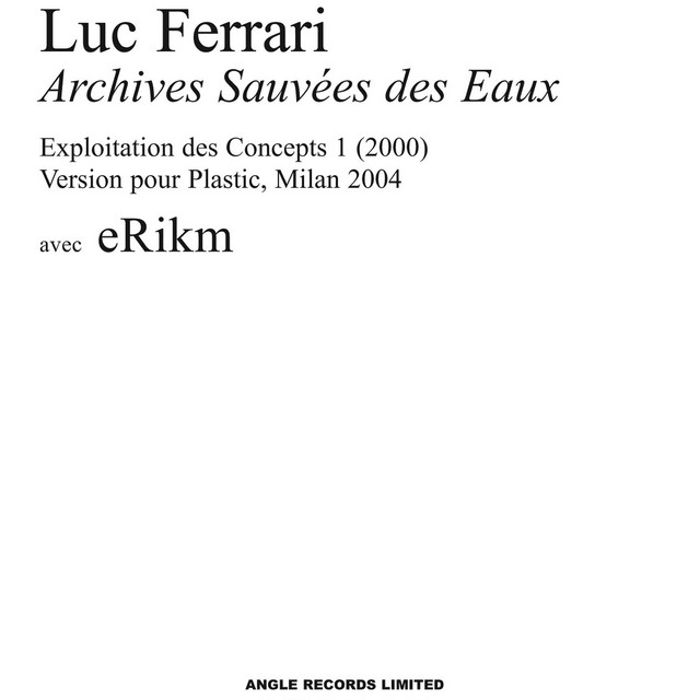 Archives SauvéEs Des Eaux cover art