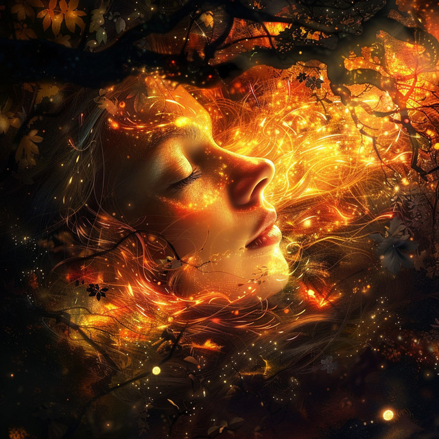 Flames of Dreams: Sleep Music Hearth cover art