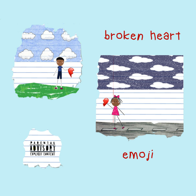 broken heart emoji cover art