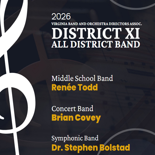 2026 VBODA District XI Concert Band