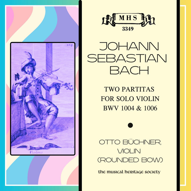 J.S. Bach: Two Partitas for Solo Violin, BWV 1004 & 1006 cover art