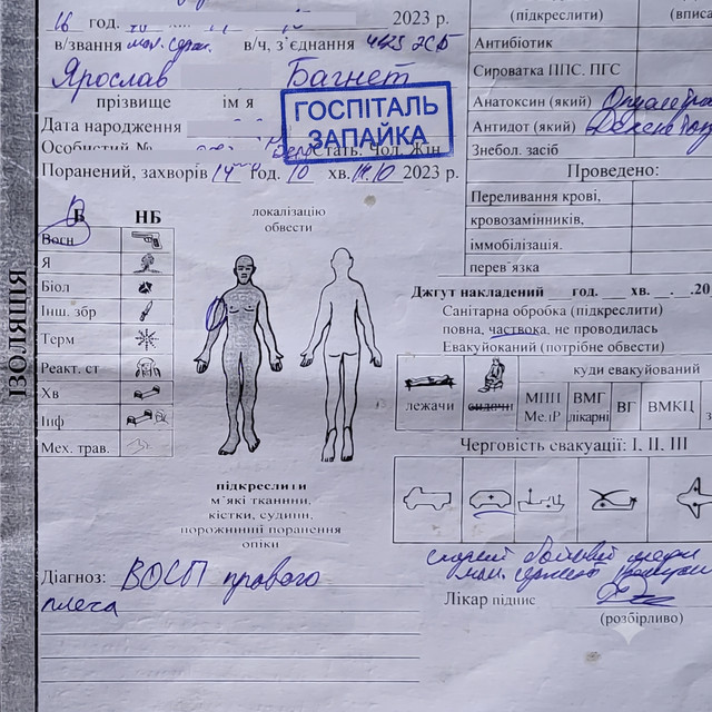 Cover art: Госпіталь Запайка — Bagnet