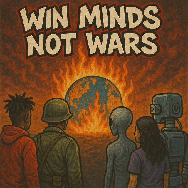 WIN MINDS NOT WARS cover art