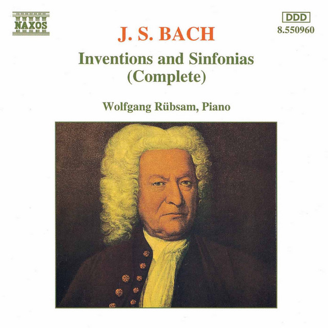 3-Part Inventions (Sinfonias), BWV 787–801: Sinfonia No. 6 in E Major, BWV 792 cover art