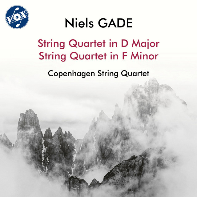 Gade: String Quartet No. 1 in D Major, Op. 63 & String Quartet in F Minor cover art