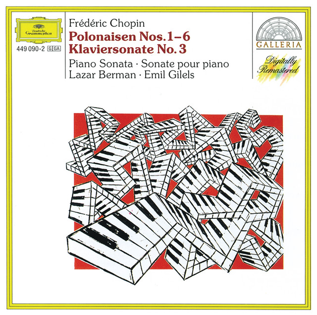 Обкладинка Emil Gilels — Chopin: Polonaises Nos. 1-6; Piano Sonata No. 3