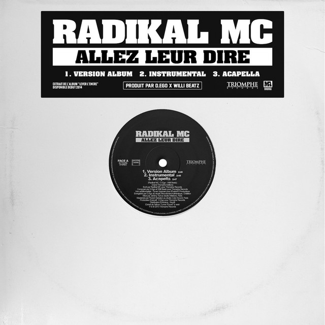 Allez leur dire cover art
