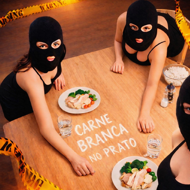 Carne branca no prato