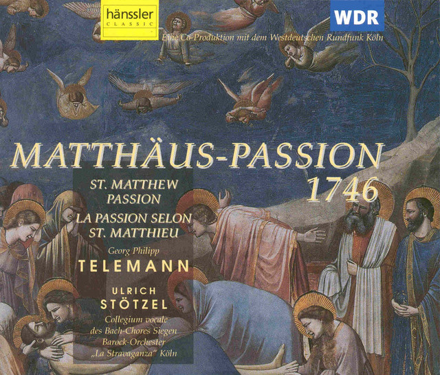 St. Matthew Passion, TWV 5:31, "Matthew Lasst uns mit Ernst betrachten": Aria. Ich dich verleugnen (Peter) - Recitative. Desgleichen sagren [Evangelist] - Das Sterben schreckt [Chorus]