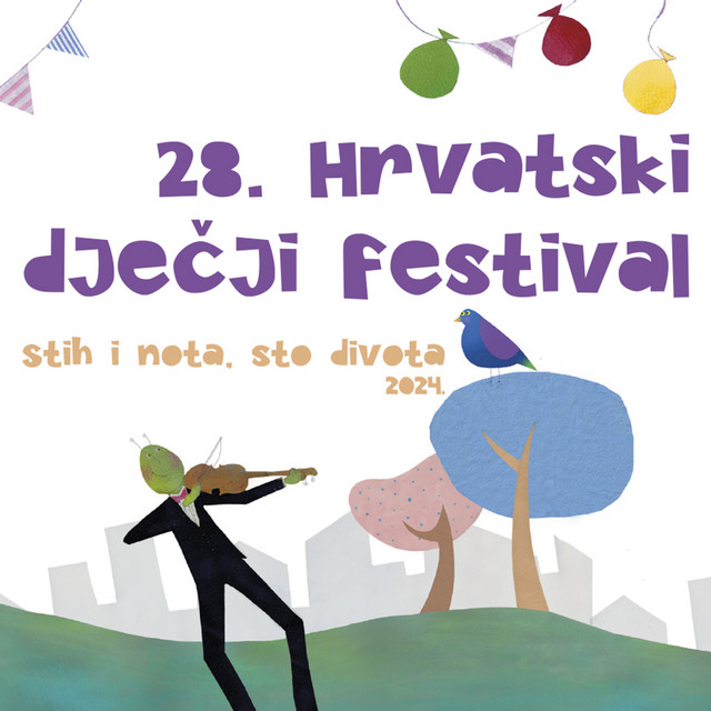 28. Hrvatski dječji festival, Stih i nota sto divota, 2024. cover