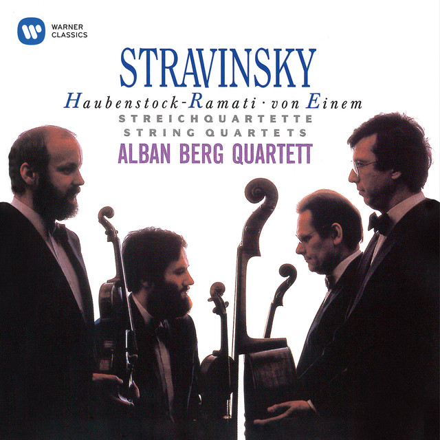 Stravinsky, Haubenstock-Ramati & von Einem: String Quartets cover