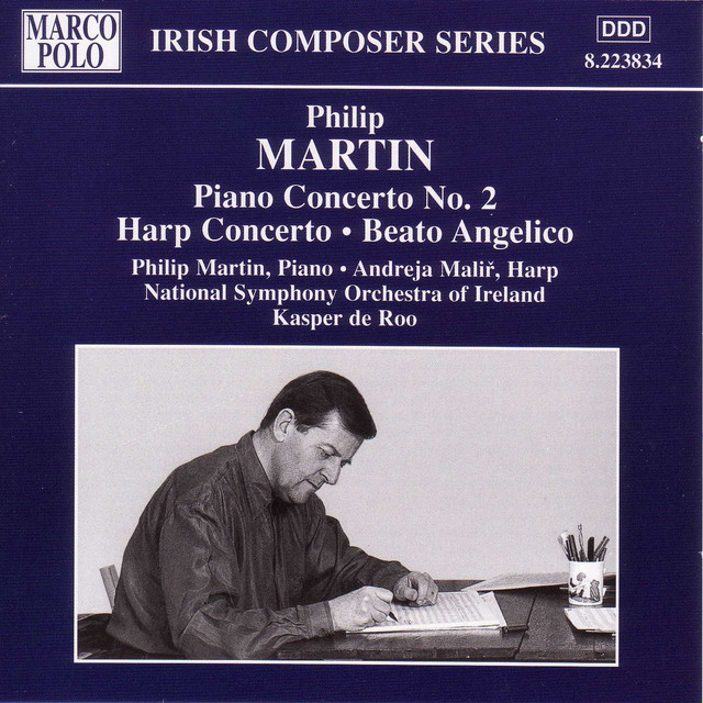 Martin: Piano Concerto No. 2 / Harp Concerto / Beato Angelico cover