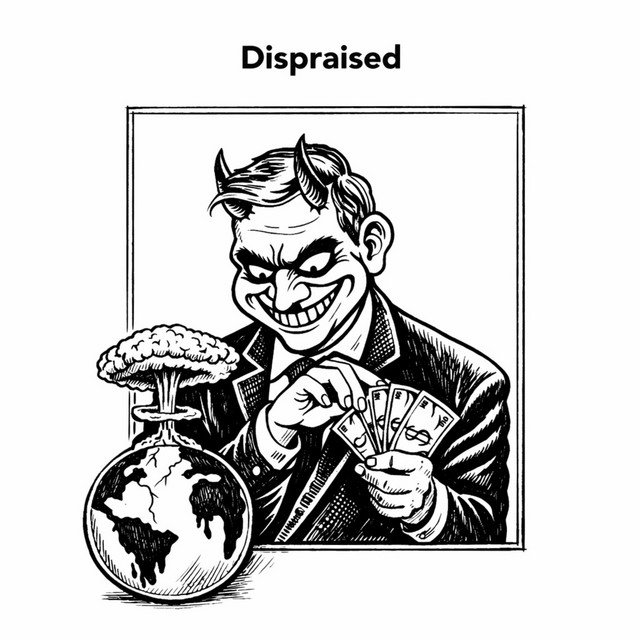 Dispraised cover art