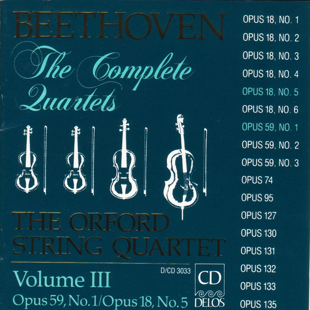 Beethoven: The Complete Quartets Volume 3