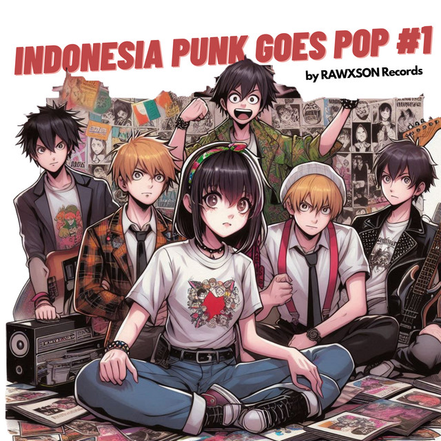 Indonesia Punk Goes Pop #1 by RAWXSON Records cover art