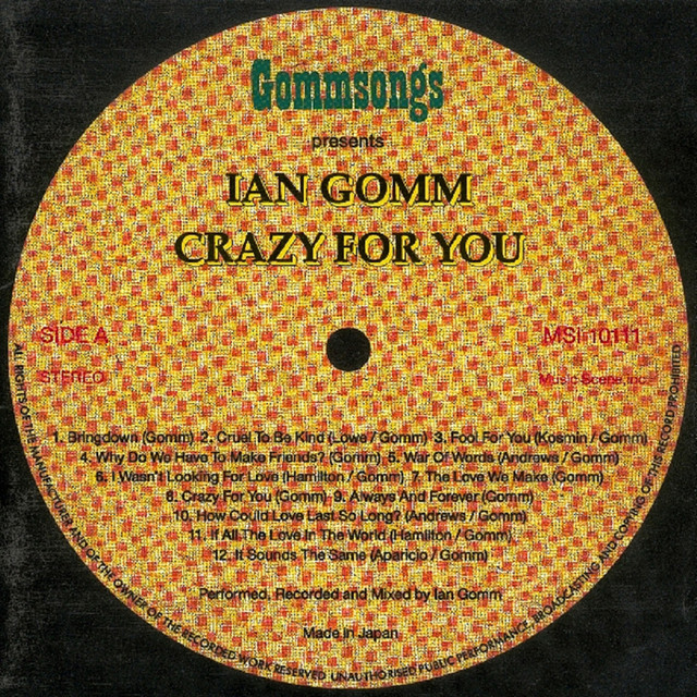 Crazy For You cover art