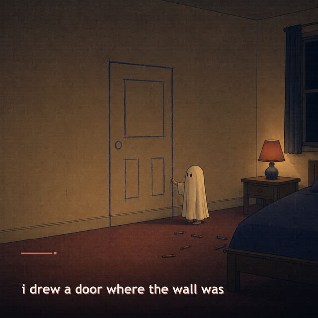 i drew a door where the wall was album image