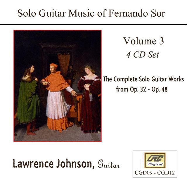 Solo Guitar Music of Fernando Sor Volume 3 cover art