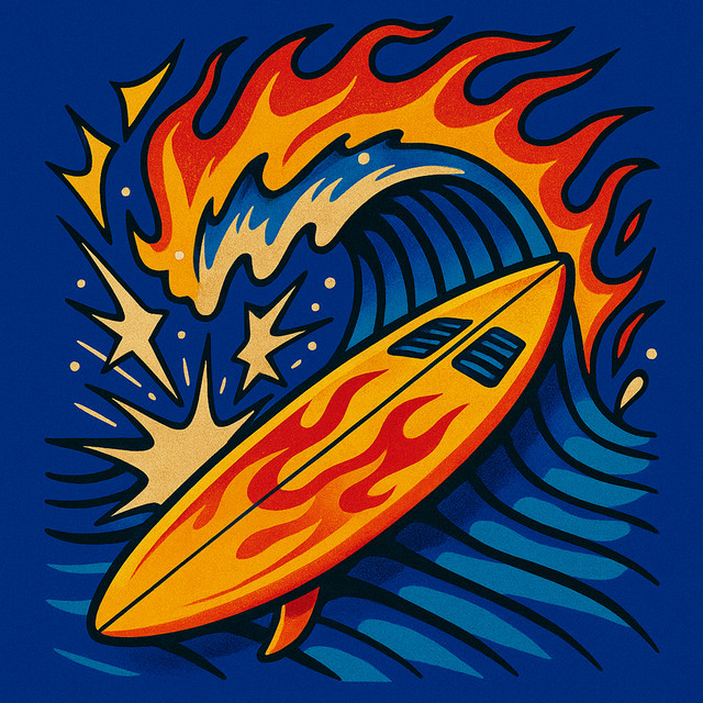 Surf cover art