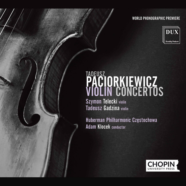 Paciorkiewicz: Violin Concertos cover art