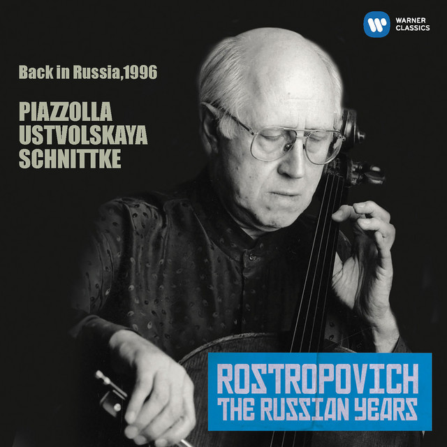 Piazzolla, Ustvolskaya, Schnittke: Works for Cello (Russia, 1996) cover art