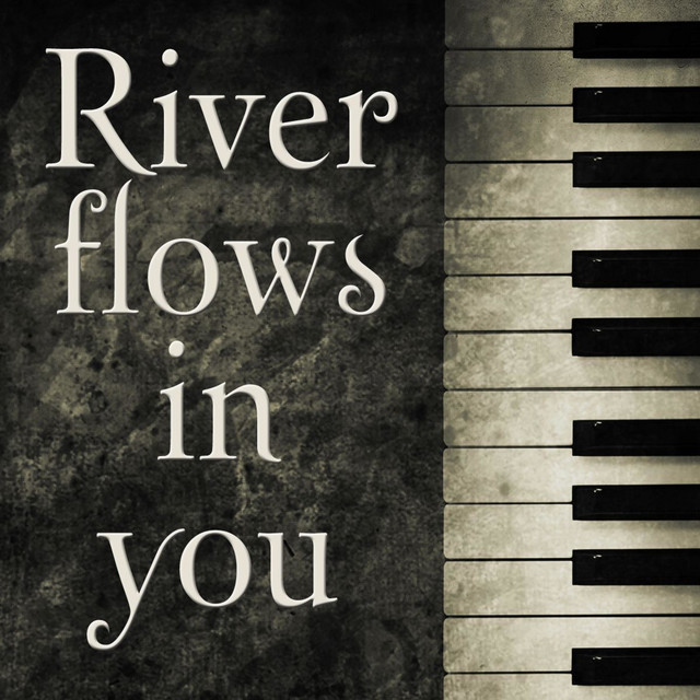 River flows Twilight Piano
