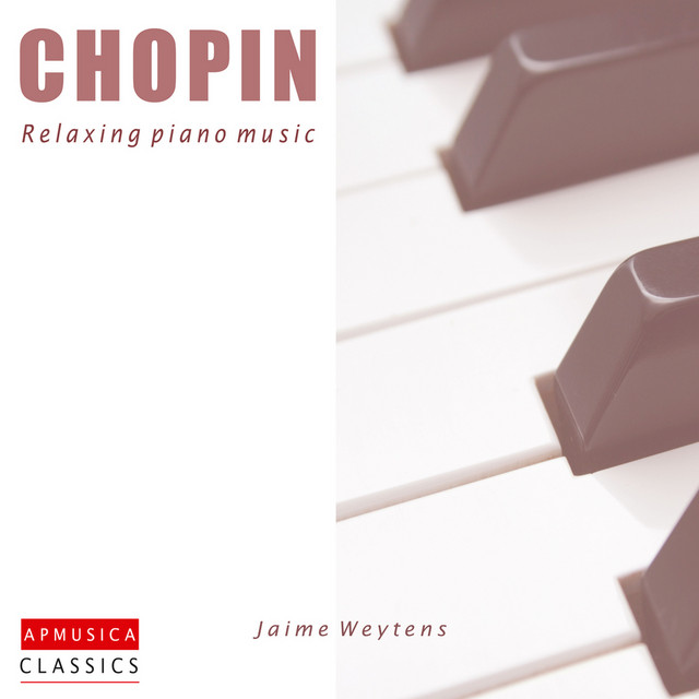 Chopin, relaxing piano music cover art