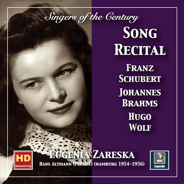 Обкладинка Eugenia Zareska — Singers of the Century: Eugenia Zareska Song Recital (2019 Remaster)