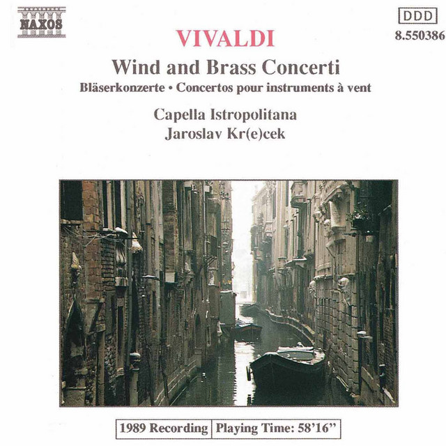 Vivaldi: Wind and Brass Concertos cover