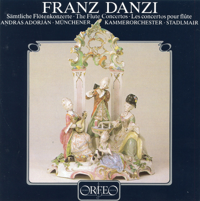 Danzi: Flute Concertos Nos. 1-4 cover art