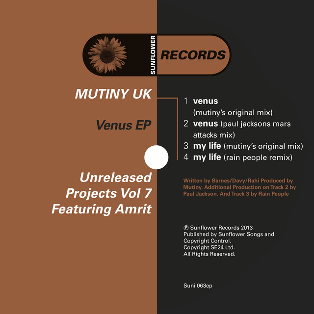 Venus - Mutiny Mix cover art