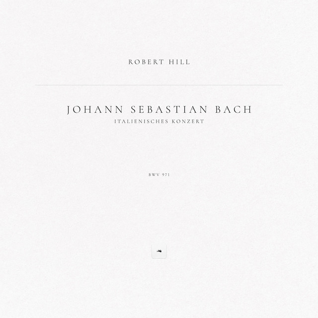 Italienisches Konzert, BWV 971 cover art