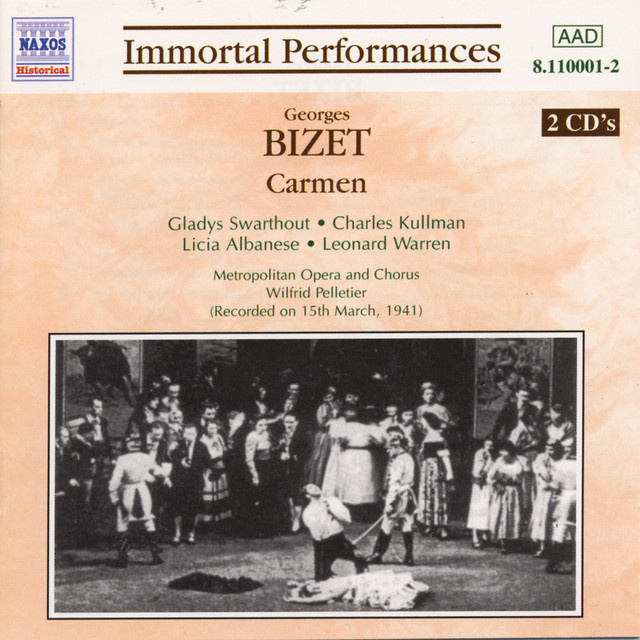 Bizet: Carmen (Swarthout / Warren) (1941) cover art