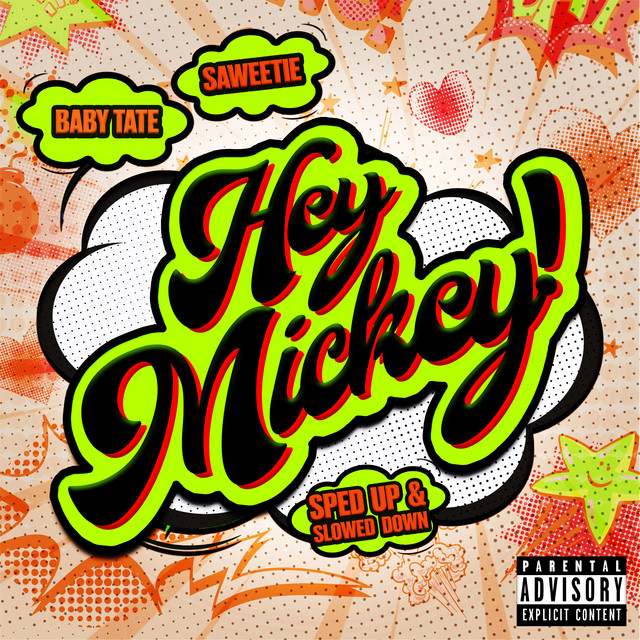 Hey, Mickey! (Sped Up and Slowed Down) cover art