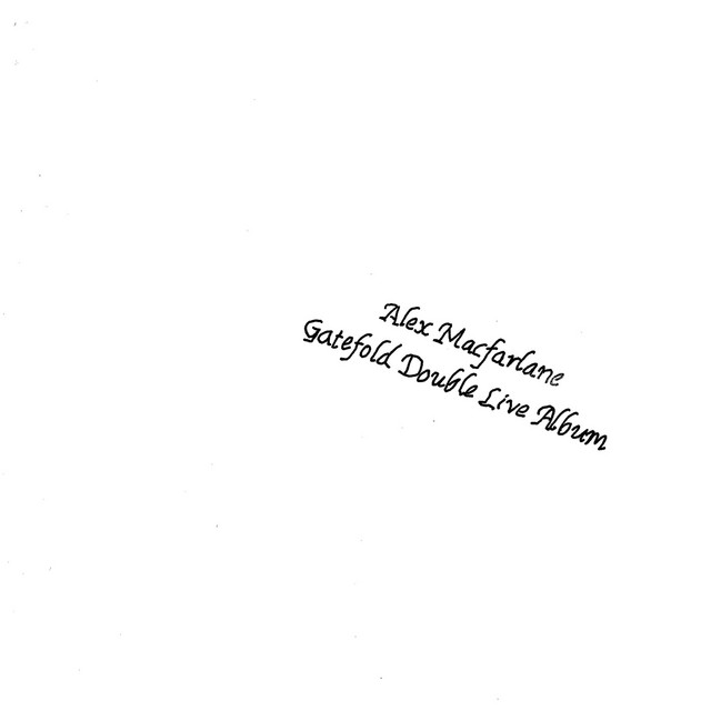 Gatefold Double Live Album cover art
