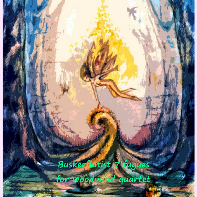 7 fugues for woodwind quartet cover art
