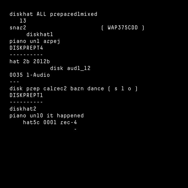 Omslag för Computer Controlled Acoustic Instruments Pt 2 av Aphex Twin