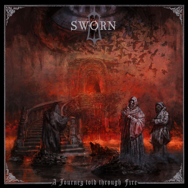 Album cover for A Journey told through Fire by Sworn