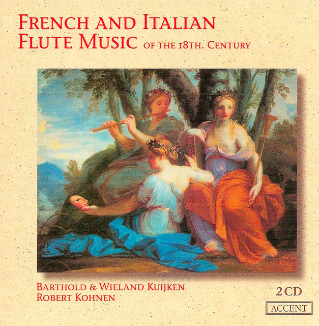 Flute Music (French and Italian 18Th Century) - Monteclair, M.P. / Blavet, M. / Guignon, J.-P. / Boismortier, J.B. / Leclair, J.-M. cover