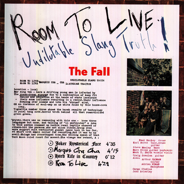 Room to Live (Undilutable Slang Truth!) cover art