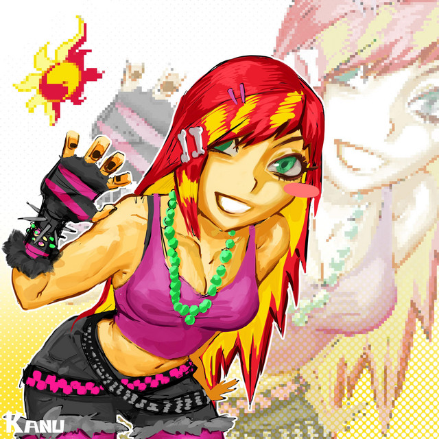 sunset shimmer cover art